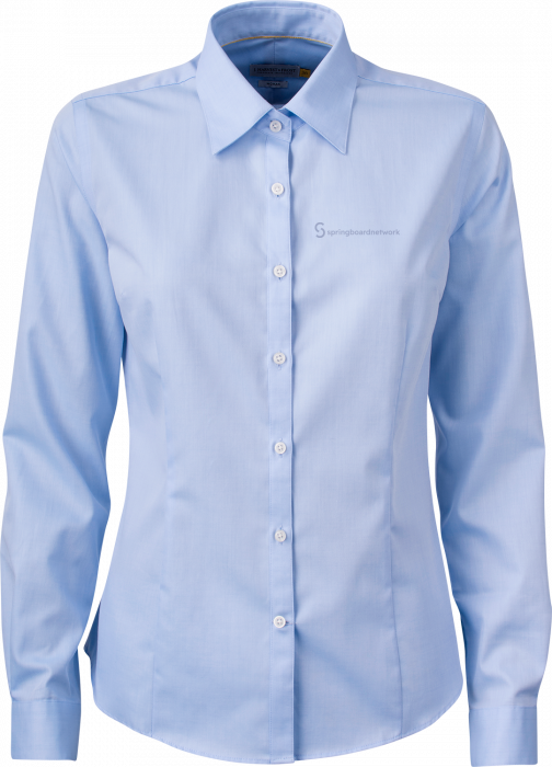 Harvest and Frost - Springboard Ladies Shirt (Embroidered) - Sky Blue