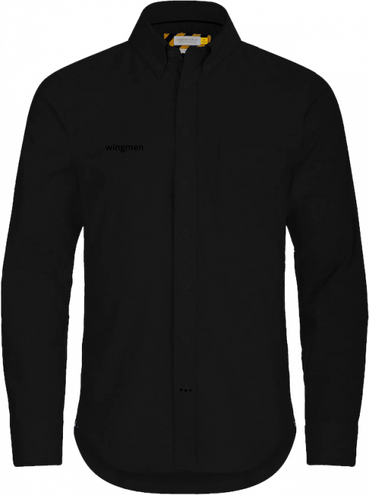 Harvest and Frost - Springboard Shirt Regular Fit Men (Embroidered) - Black