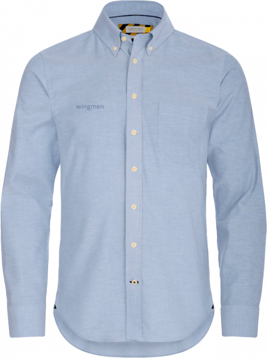 Harvest and Frost - Springboard Shirt Regular Fit Men (Embroidered) - Sky Blue