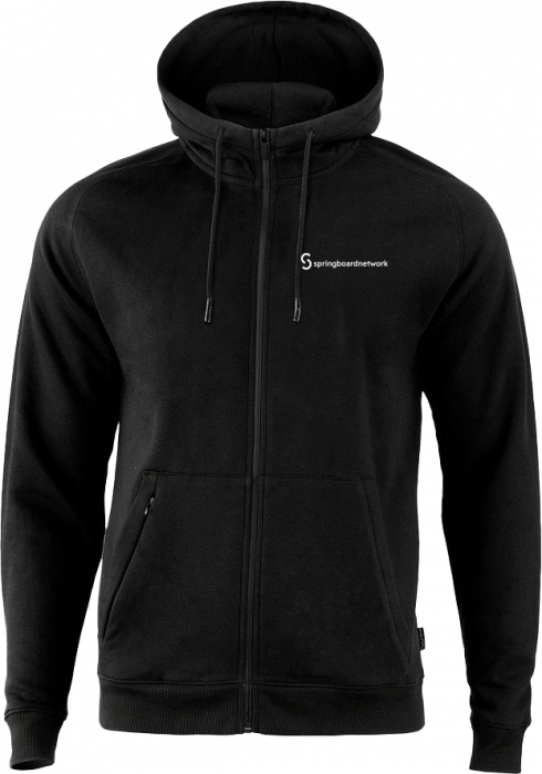 Nimbus CPH - Springboard Hoodie With Zip Men (Embroidered) - Zwart