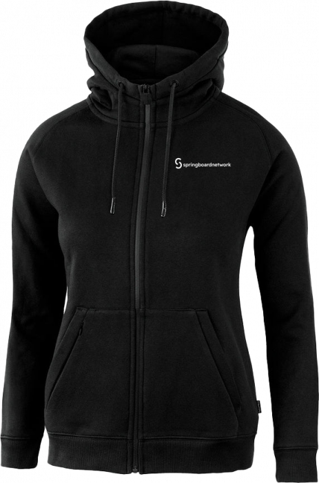 Nimbus CPH - Springboard Hoodie With Zip Women (Embroidered) - Noir