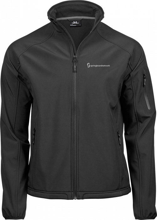 Tee Jays - Springboard Softshell Jacket (Embroidered) - preto